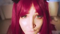 play Nena cosplay tatuada follada y cubierta de semen