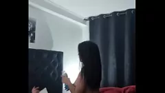 تشغيل عشيق الكولومبي يتحقق من حمله الضخم مع الهواة الفنزويليين المثيرين
